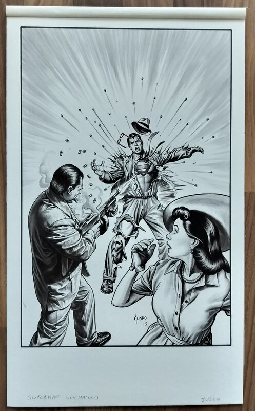 Joe Jusko, Superman Unchained #5 - Original Cover