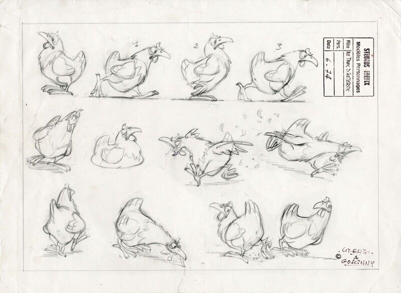 La Poule by Albert Uderzo, René Goscinny - Comic Strip