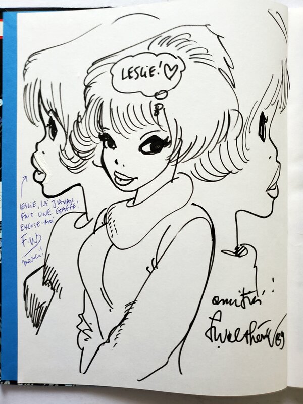 François Walthéry, NATACHA  T14 CAUCHEMIRAGE - Sketch