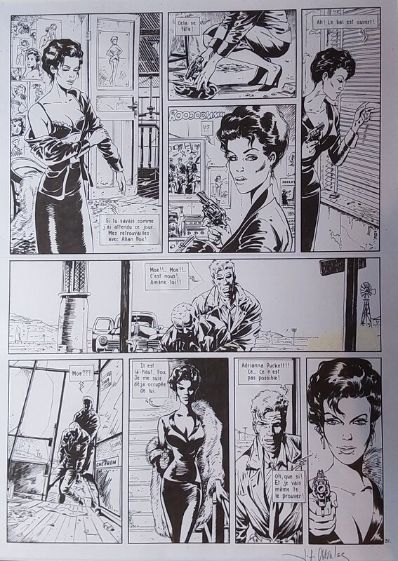 Jean-François Charles, Fox : Jours corbeaux - Planche originale