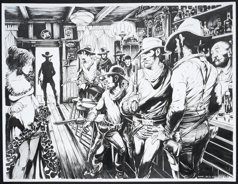 Manuel Garcia, Les Dalton (Commission) - Original Illustration