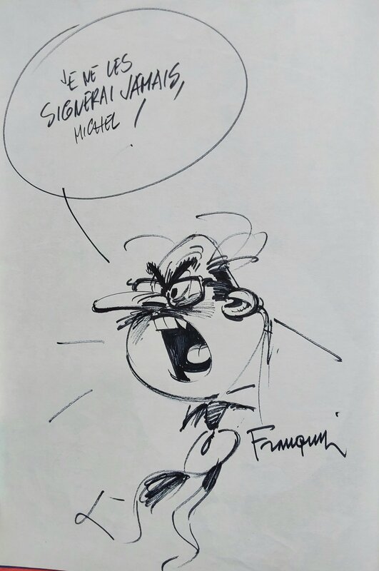 De Mesmaeker par André Franquin - Dédicace