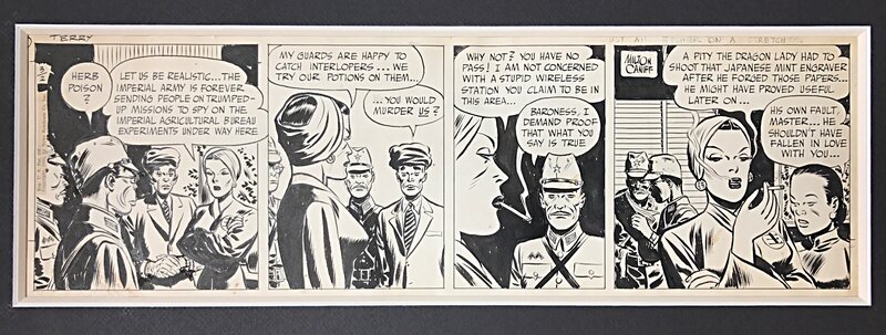 Milton Caniff, Terry & the Pirates 1945 - Planche originale