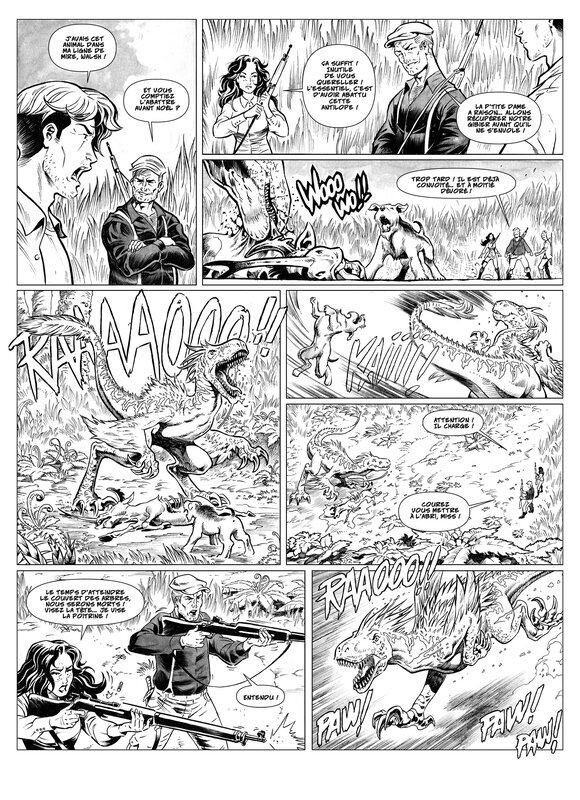 For sale - Gabor, Eric Corbeyran, Edgar Rice Burroughs, Un MONDE OUBLIÉ -PREMIER PARTIE- - Comic Strip