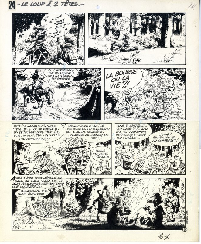Pierre Seron, Planche originale 24 du 