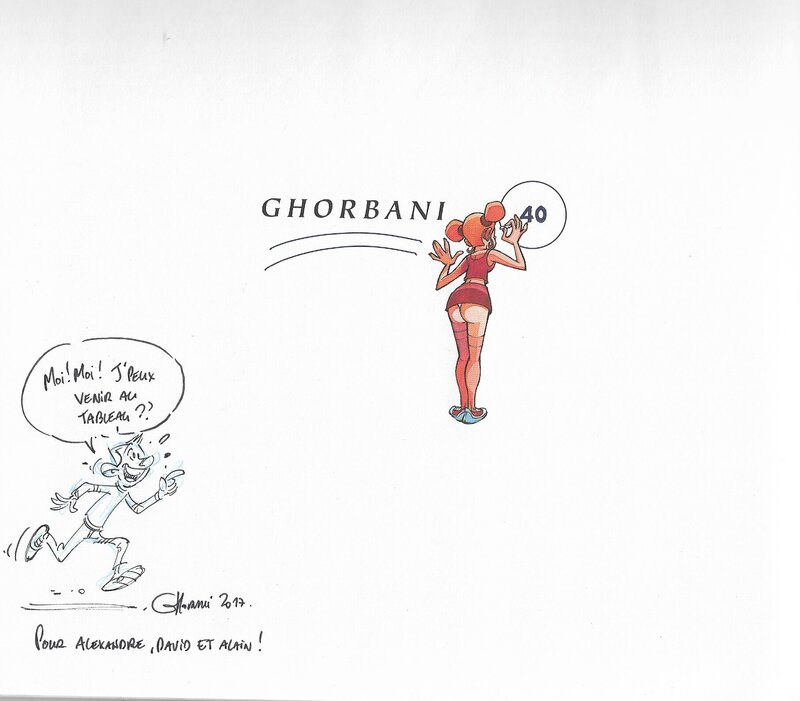 Cédric Ghorbani, Dédicace sur le tome 11 des Filles de Soleil - Dédicace