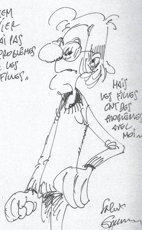 Frédéric Jannin, Dédicace sur le tome 1 de Germain et nous... - Sketch