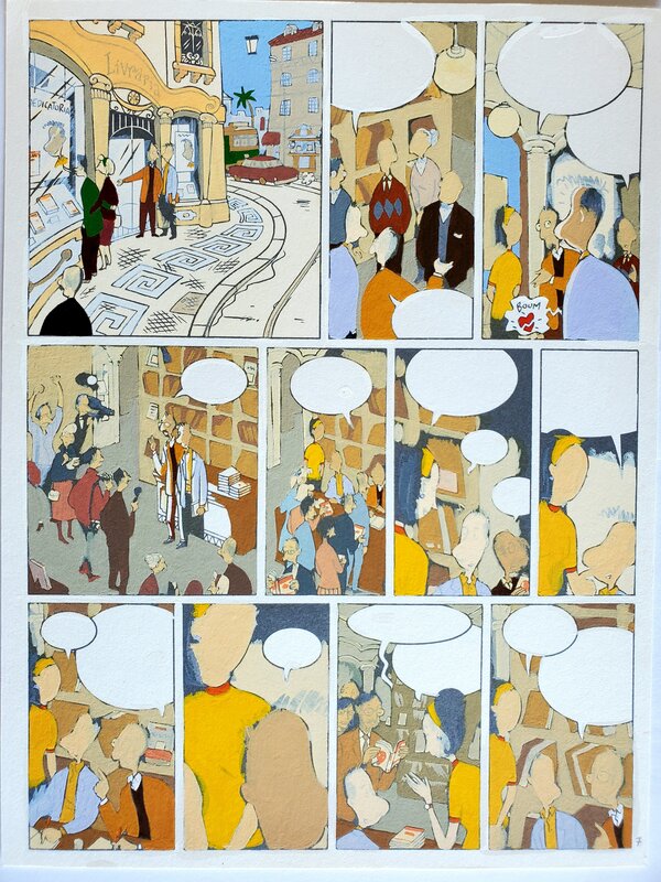MONSIEUR JEAN par Charles Berberian, Philippe Dupuy, Claude Legris - Mise en couleur