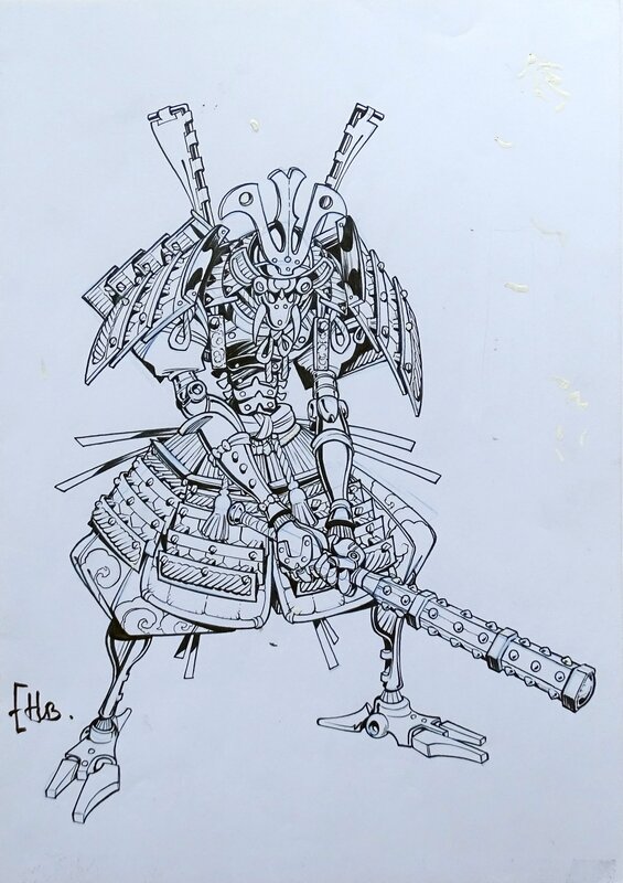 For sale - Okko Bunraku by Hub - Original Illustration