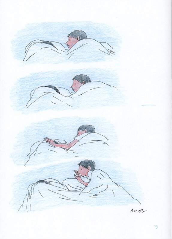 En vente - Bastien Vivès, Planche original de la page 41 - La Boucherie - Bastien Vives - Planche originale