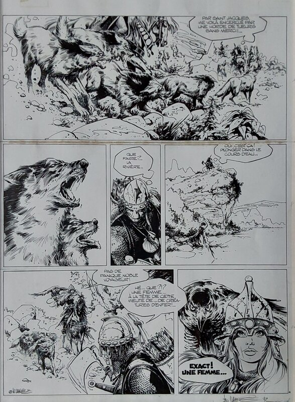 William Vance, Ramiro :La louve d’Arnac - Planche originale