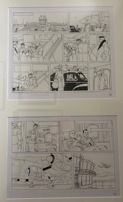 Kaplan & Masson par Jean-Christophe Thibert - Planche originale
