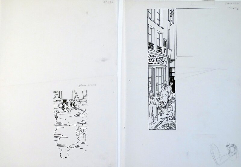 For sale - Rue by Yslaire - Original Illustration