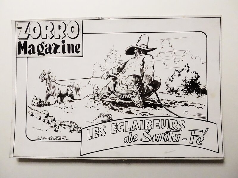 Lucien Nortier, Les éclaireurs de Santa-Fe #horse - Comic Strip