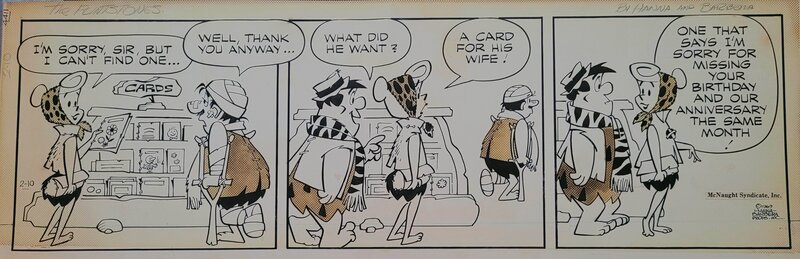 The Flintstones by Gene Hazelton - Comic Strip