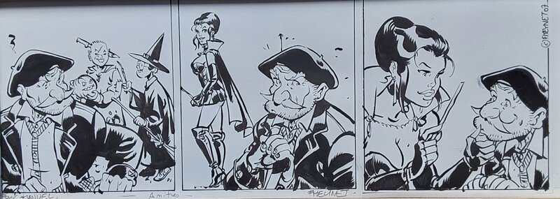 Fanfoué : Halloween par Félix Meynet - Planche originale