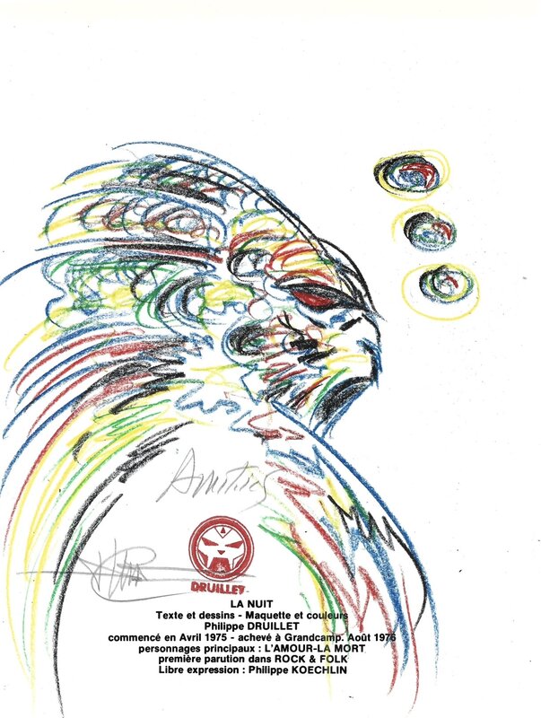 2020 - Dédicace - Philippe Druillet - La nuit - Dédicace