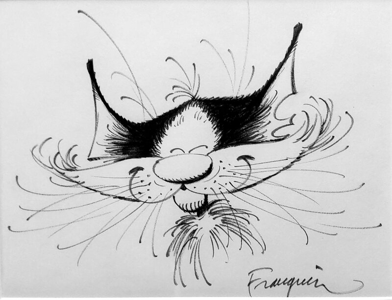 Le chat de Gaston by André Franquin - Sketch
