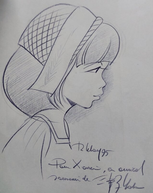 Yoko Tsuno by Roger Leloup - Sketch