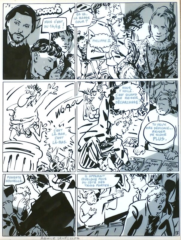For sale - Alex Varenne, L'affaire Landscape p.3 - Comic Strip