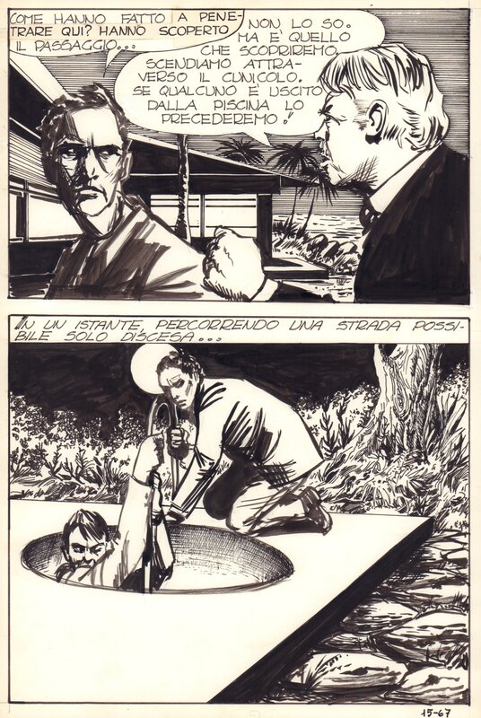 En vente - Planche 15-67 par Milo Manara - Planche originale