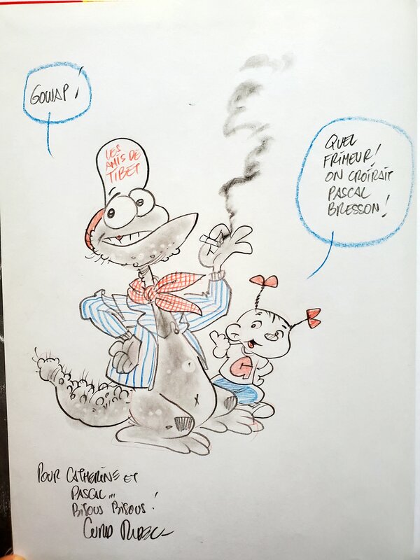 Curd Ridel, ANGELE & RENE   T1 COPAINS COMME COCHONS - Dédicace