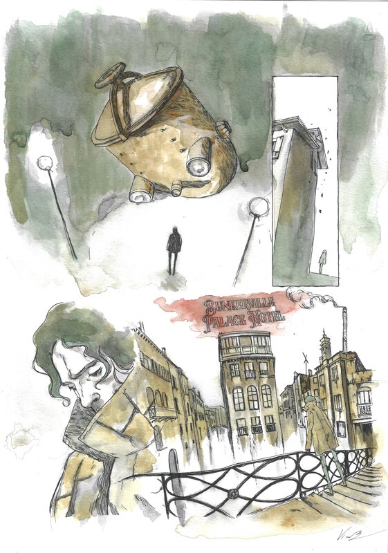 Vincenzo Balzano, Bunkerville - Planche originale 68 - Planche originale