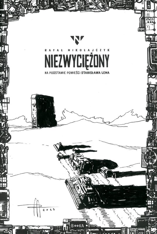 Rafał Mikołajczyk, Stanislaw Lem, Invincible / Niezwyciężony - Original art