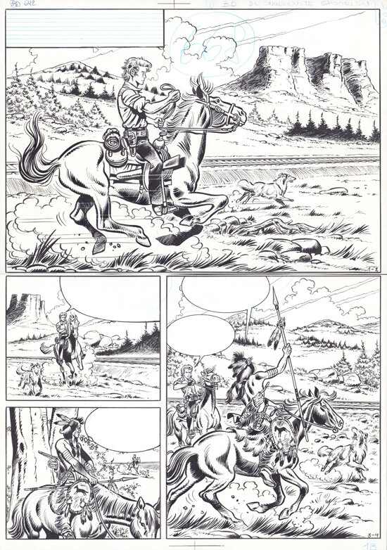 Jeff Broeckx | 1981 | Bessy 145 De ongewenste spoorlijn (p. 01) - Planche originale