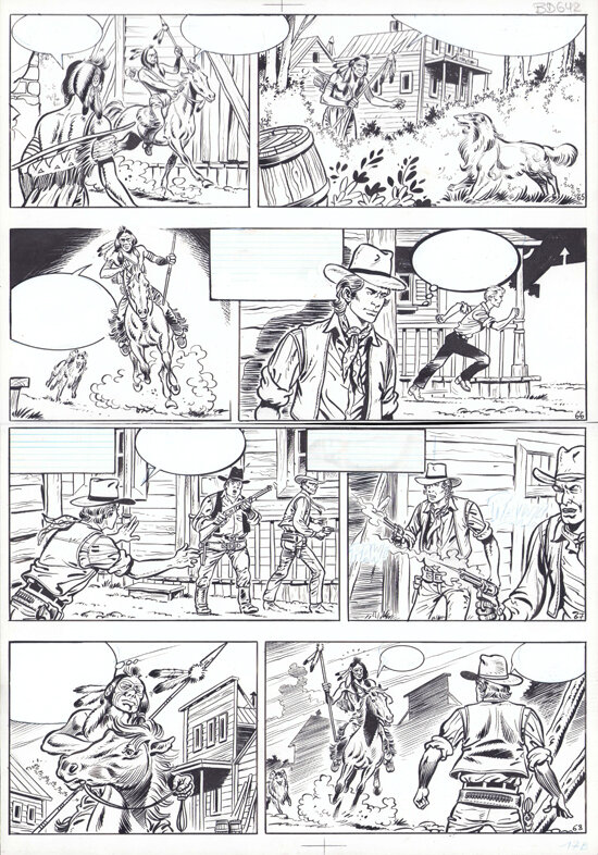 Jeff Broeckx | 1981 | Bessy 145 De ongewenste spoorlijn (p. 17) - Comic Strip