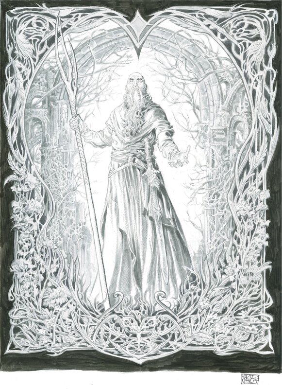 Paolo Martinello, Pendragon - Couverture t2- Le conseil des rois - Couverture originale