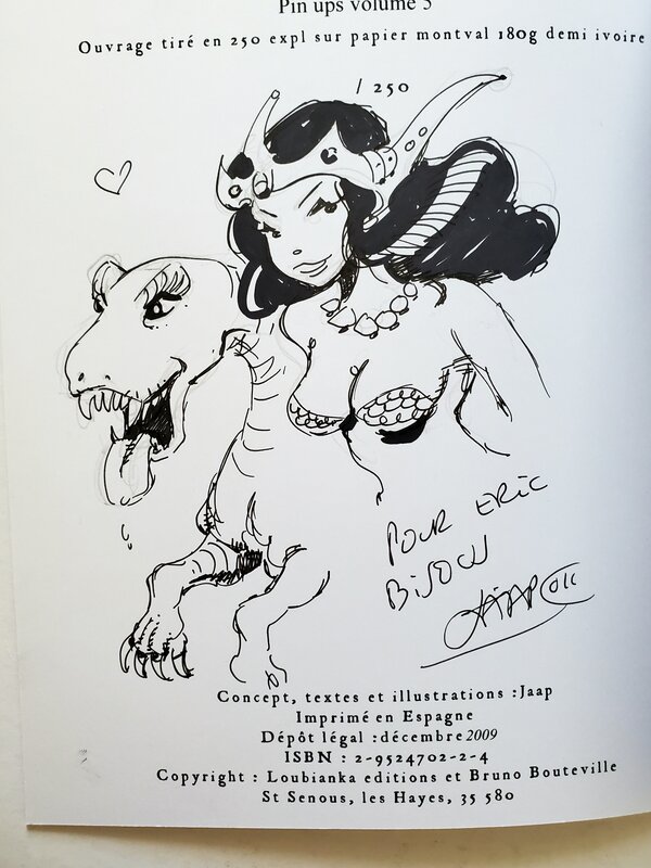 Jaap De Boer, PIN-UPS T6 DEJJA TORRIS, RED SONJA ET LES AUTRES... - Sketch