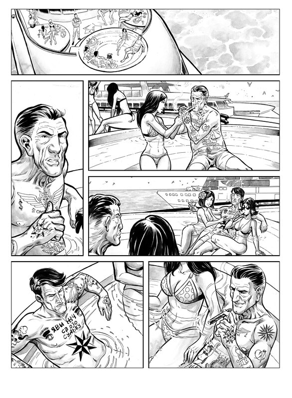En vente - D.o.w. P.33 T1 par Gabor - Planche originale