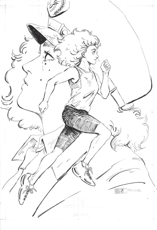 For sale - Toan, Run to Heaven - Illustration originale - Original Illustration