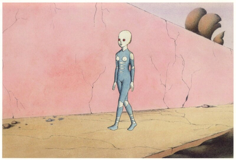 Roland Topor, René Laloux, Stefan Wul, Fantastic Planet / La planète Sauvage - Planche originale