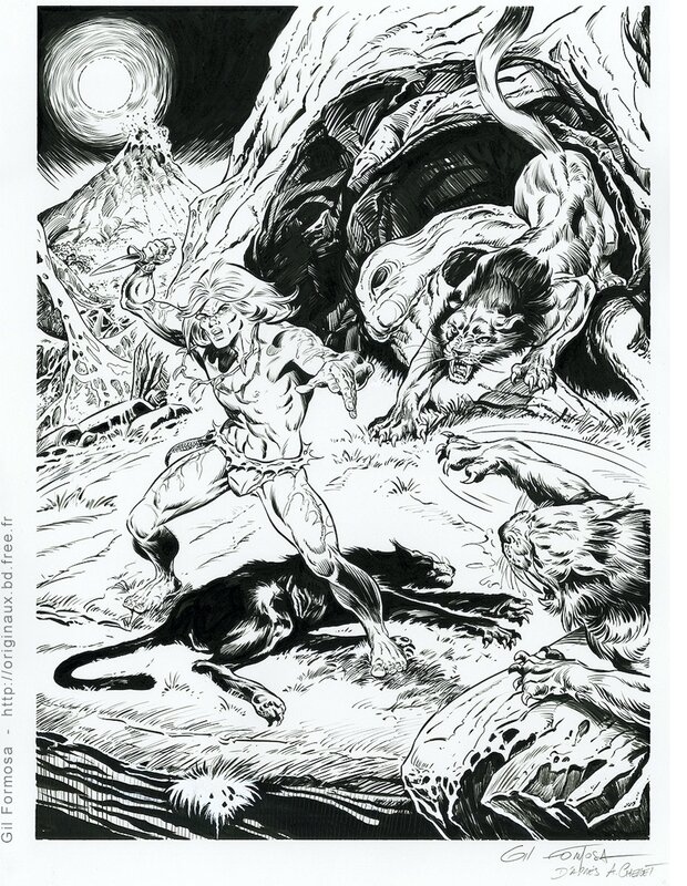 For sale - RAHAN by Gil Formosa - Comic Strip