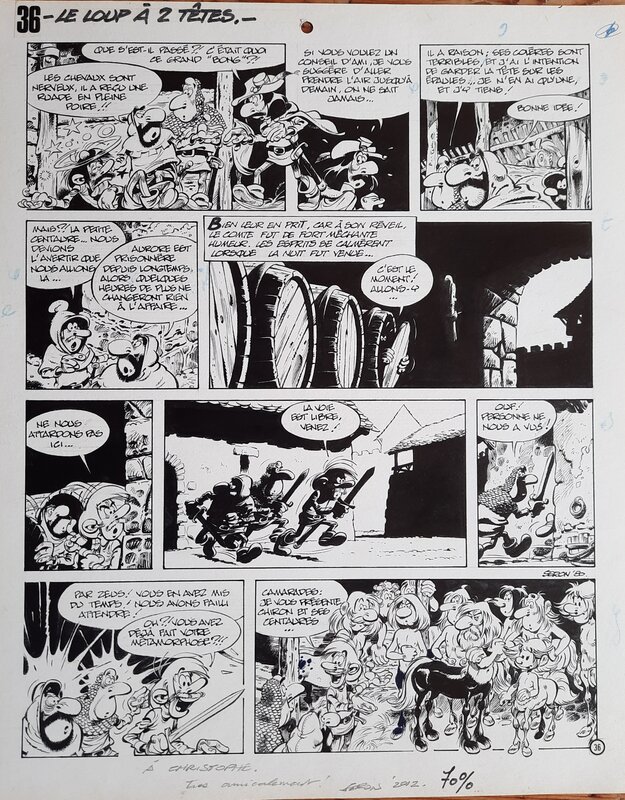 Les centaures by Pierre Seron - Comic Strip