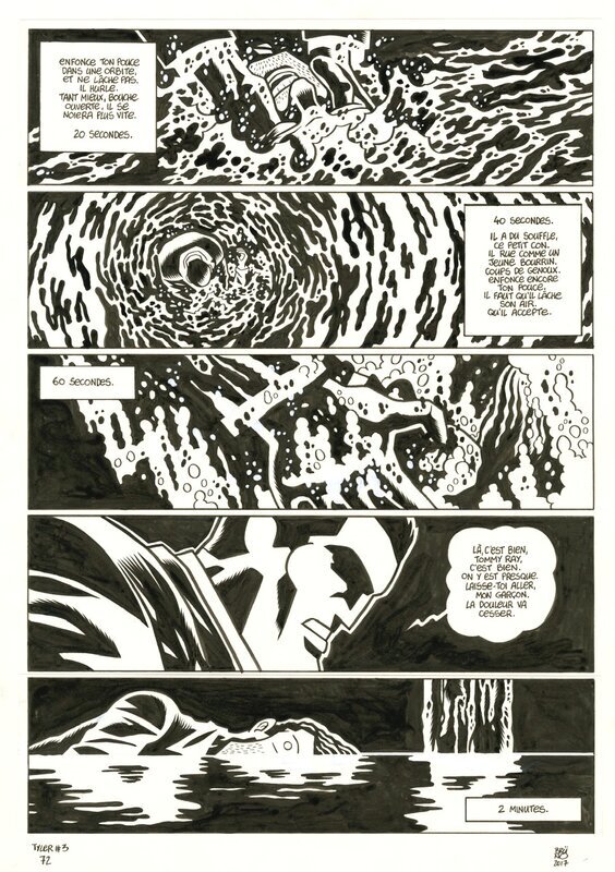 Brüno, Tyler Cross - Miami - Tome 3 - Planche 72 - Planche originale