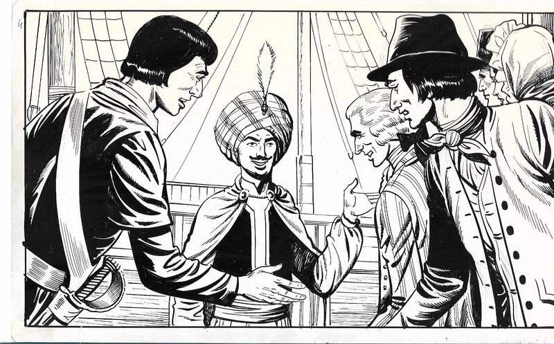Raoul Giordan, Illustration publiée dans le magazine Audax n°22 - Planche originale