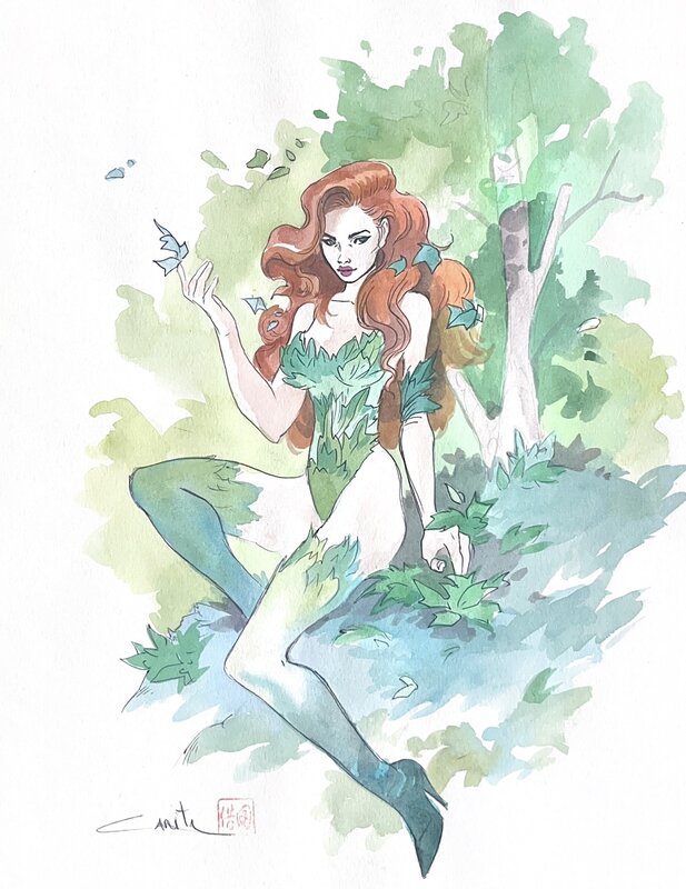Carita Lupattelli, Carita Lupatelli Poison Ivy - Original Illustration