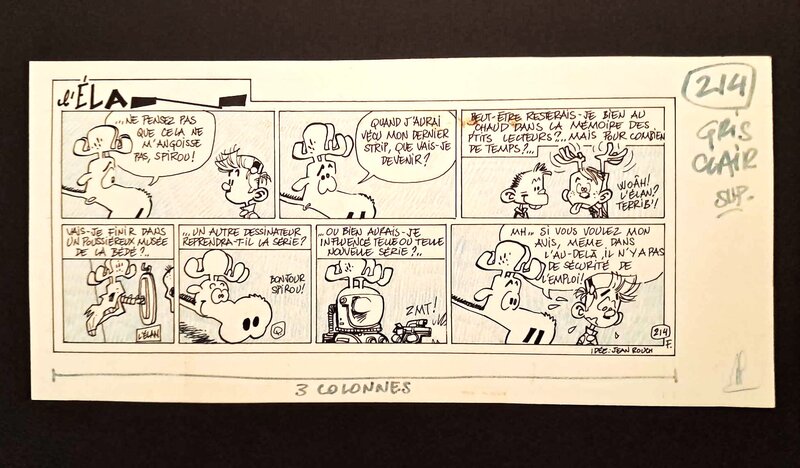 L Elan by Frank Pé - Comic Strip