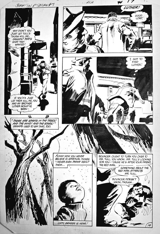 Gene Colan, Klaus Janson, VENDUE ! Jemm son of Saturn 7p17 - Planche originale