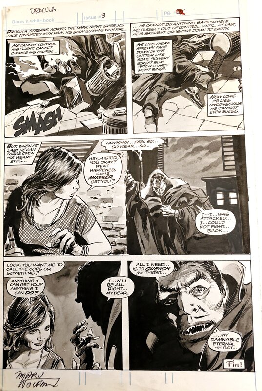 Gene Colan, Tom Palmer, Colan Palmer :  Tomb of Dracula #3 p39 - last page . - Comic Strip