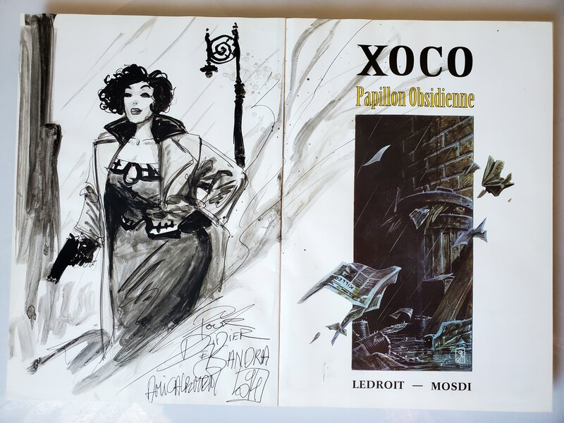 Olivier Ledroit, XOCO T1 PAPILLON OBSIDIENNE - Sketch