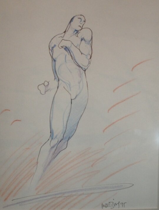 Moebius, Surfer d’argent SIVER SURFER - Sketch