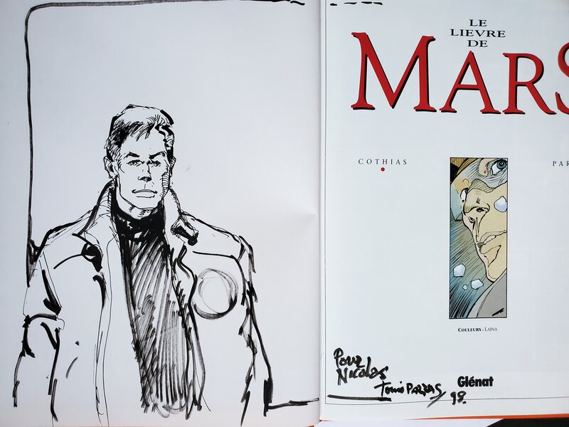 Antonio Parras, LE LIEVRE DE MARS T2 - Dédicace