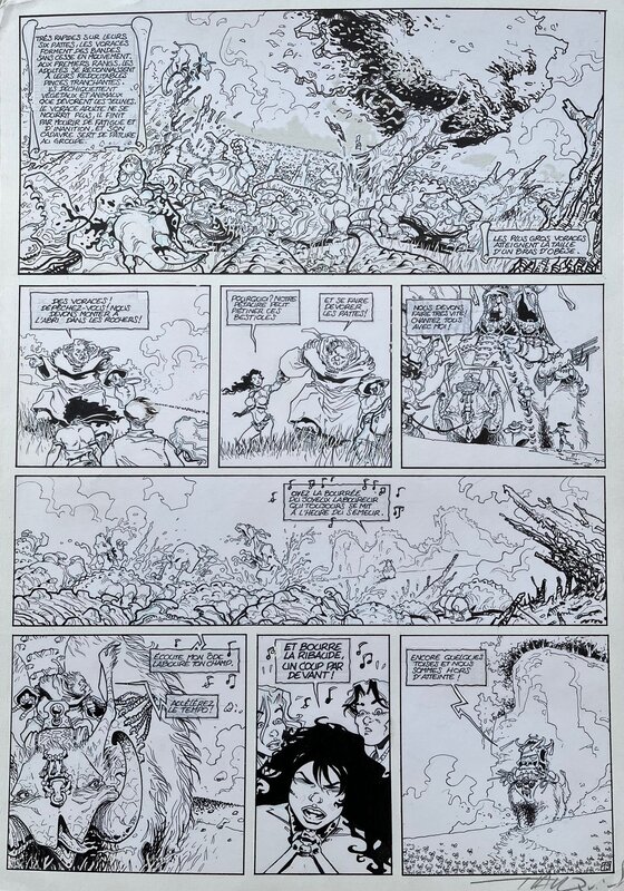 Didier Tarquin, Lanfeust des Troy - L'Ivoire du Magohamoth - Planche 29 - Planche originale
