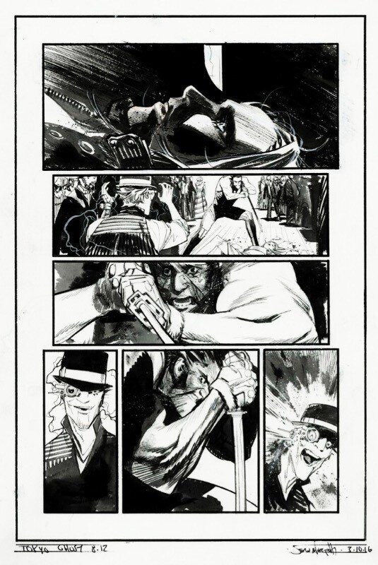 Tokyo Ghost Issue #8 planche 12 - Sean MURPHY - Planche originale