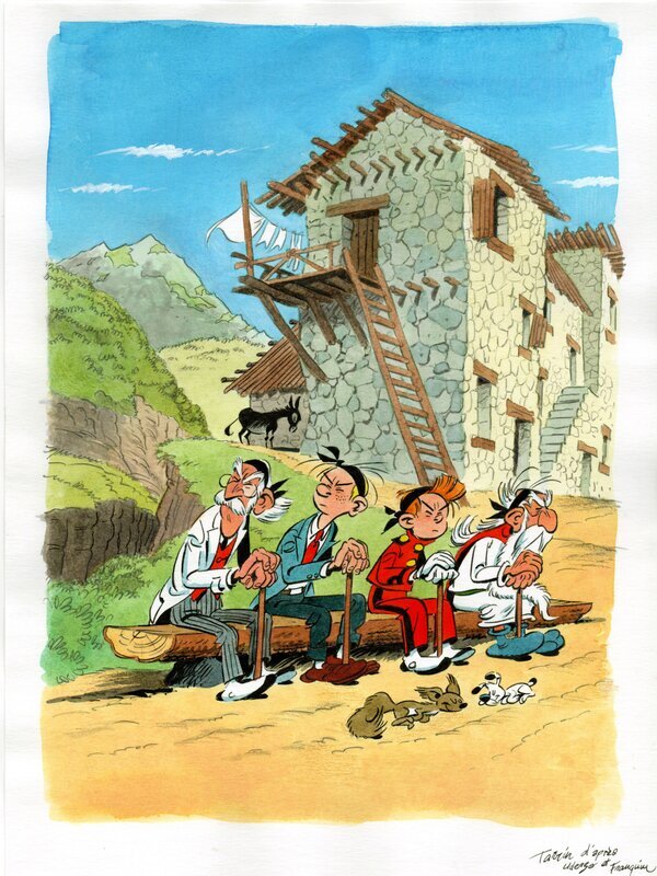 Fabrice Tarrin, Affiche 19e festival BD d'Ajaccio - Illustration originale