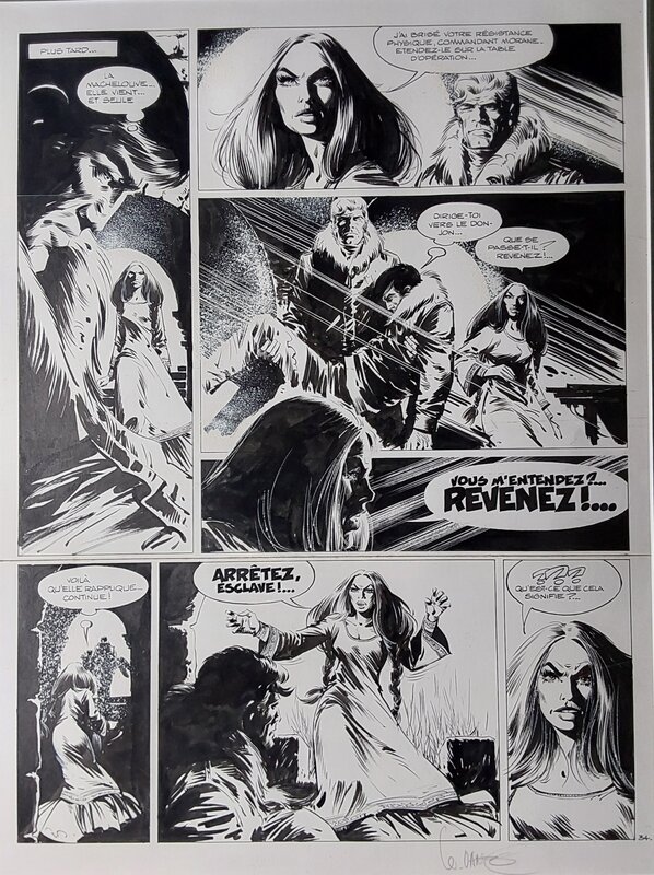 William Vance, Bob Morane  : L’empreinte du crapaud - Planche originale